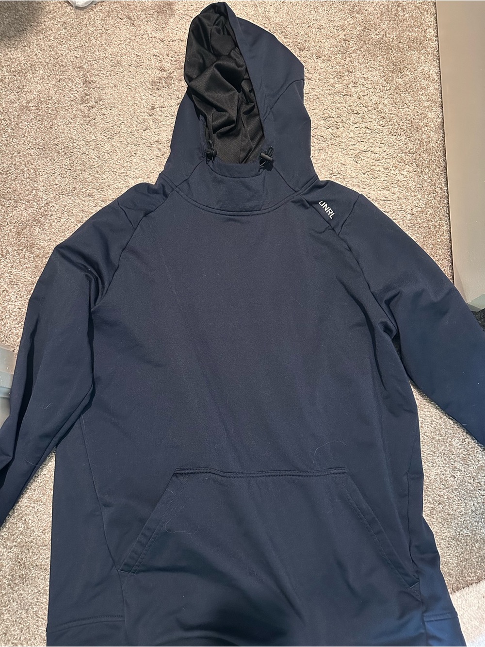 UNRL Men's Navy Hoodie - Crossover
